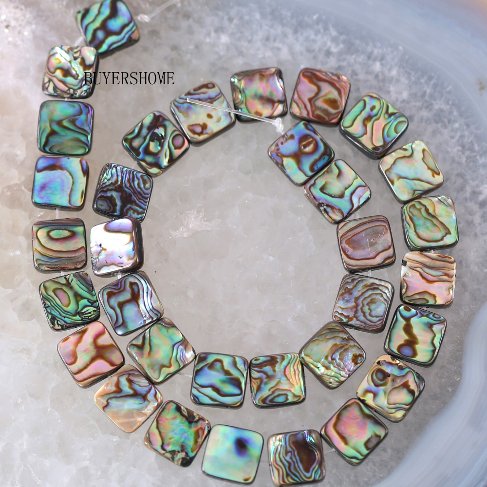 Jewelry Making New Zealand - Blue 12MM Natural New Zealand Abalone