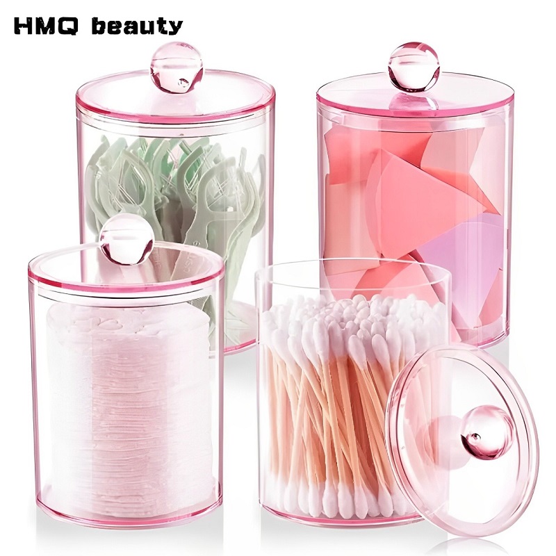 Jewelry Making Organizer Box - Transparent Cotton Swab Storage Box Portable