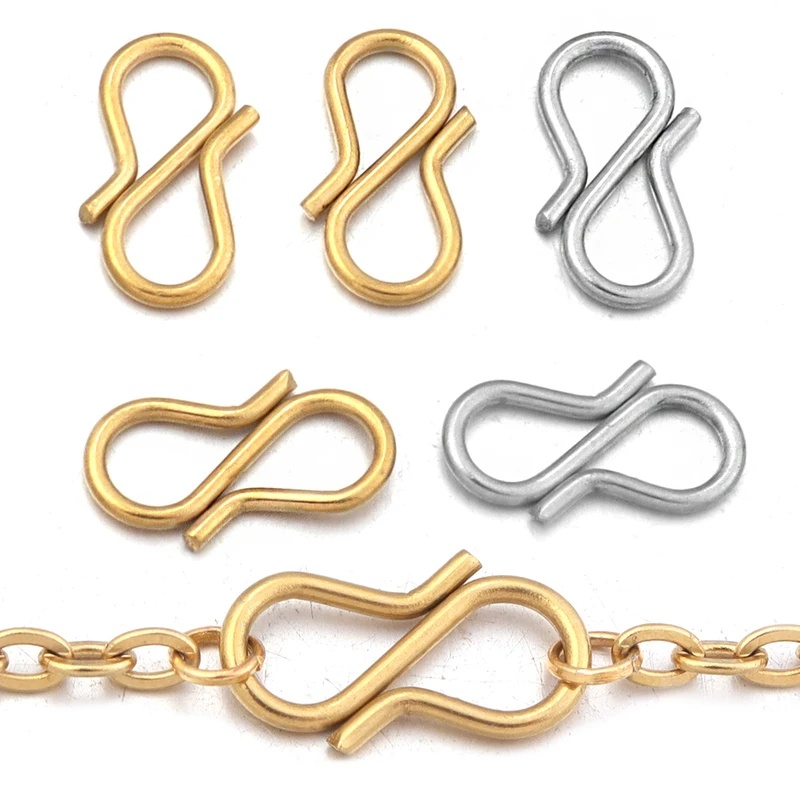Jewelry Making Chain - 30pcs Stainless Steel S Shape End