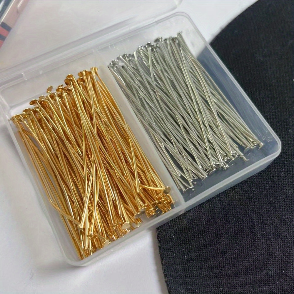 Jewelry Making Organizer Box - 200pcs 30/40/50mm Iron-headed Needles in Boxed