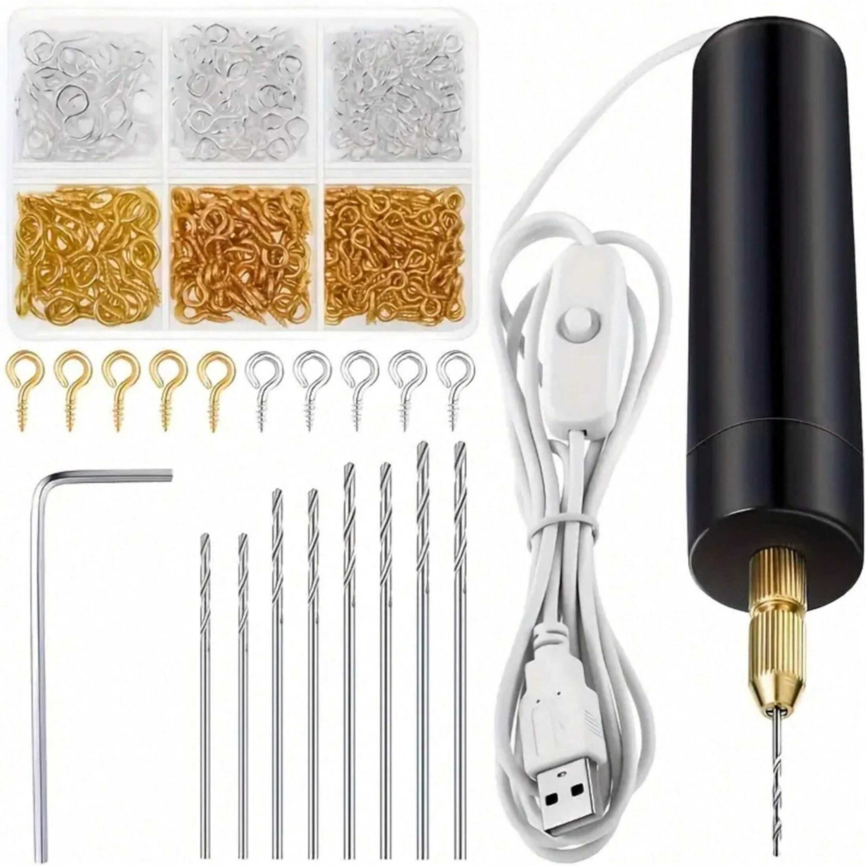 Jewelry Making Dc - 【Mini Electric Drill Set】10Pcs/110Pcs/410Pcs Usb-Powered Mini