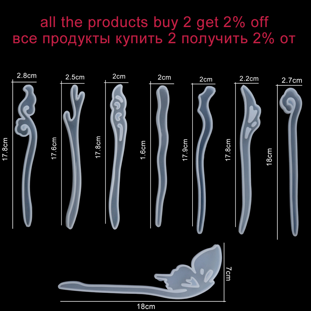 Jewelry Making Techniques - 1Pcs Hairpin Hair Stick Silicone Mold