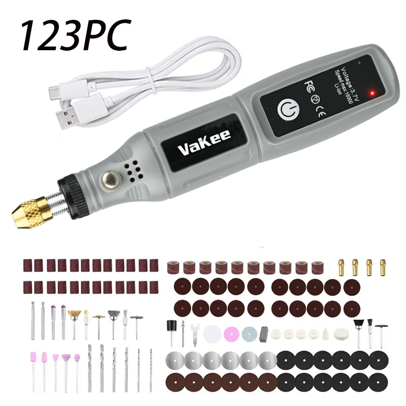 Jewelry Making Workshops - Vakee 16000RPM Rotary Tool, 3.7V USB