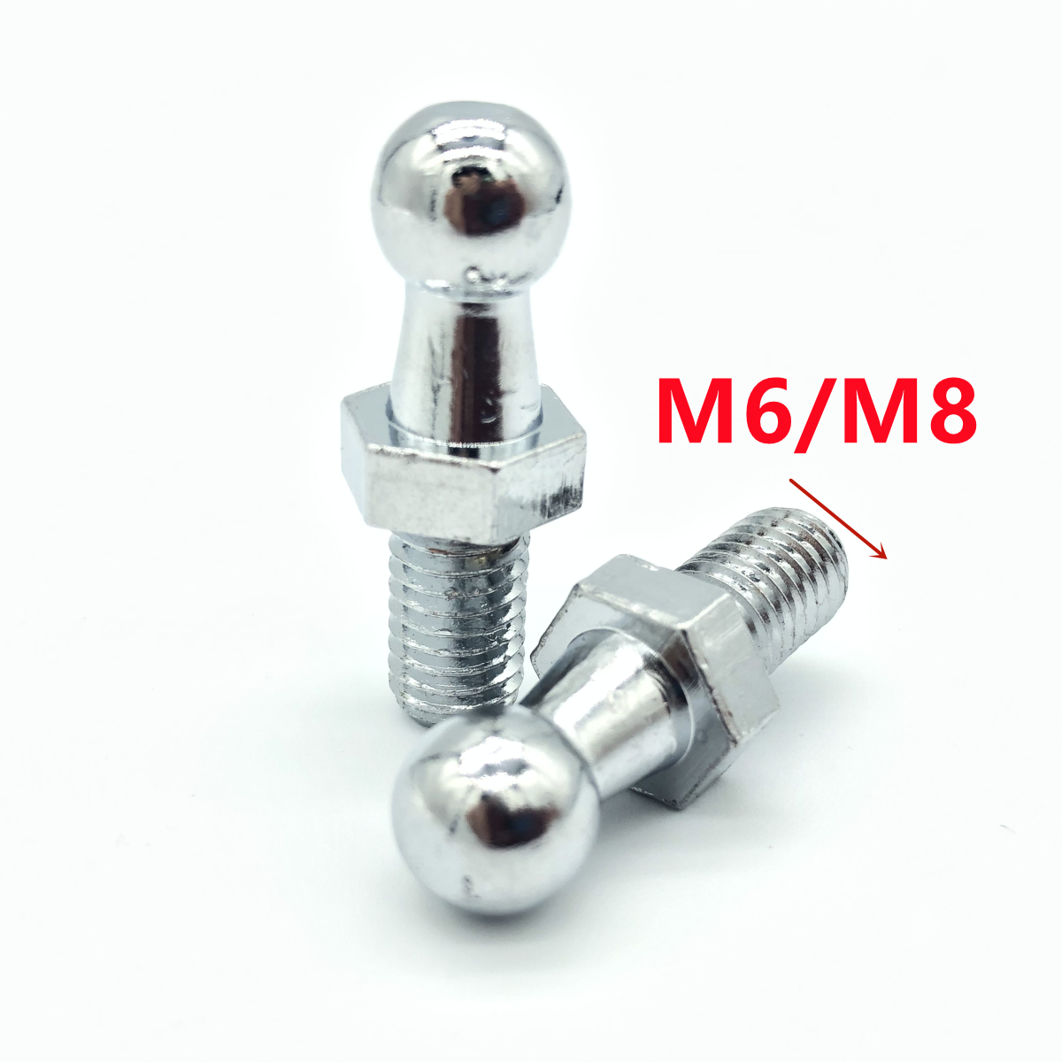 Eyepin Ball End - 2x 10mm M8 M6 Universal Boot