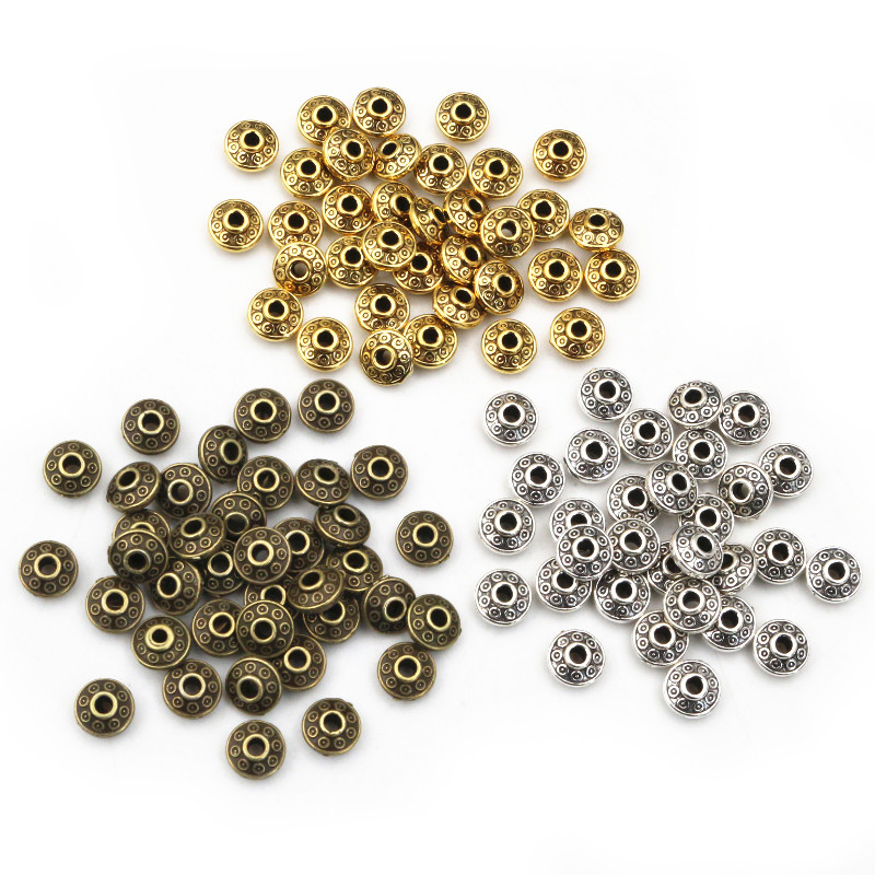 Eyepin Ball End - 100pcs 6x6x3.5mm Bronze Antique Gold Silver