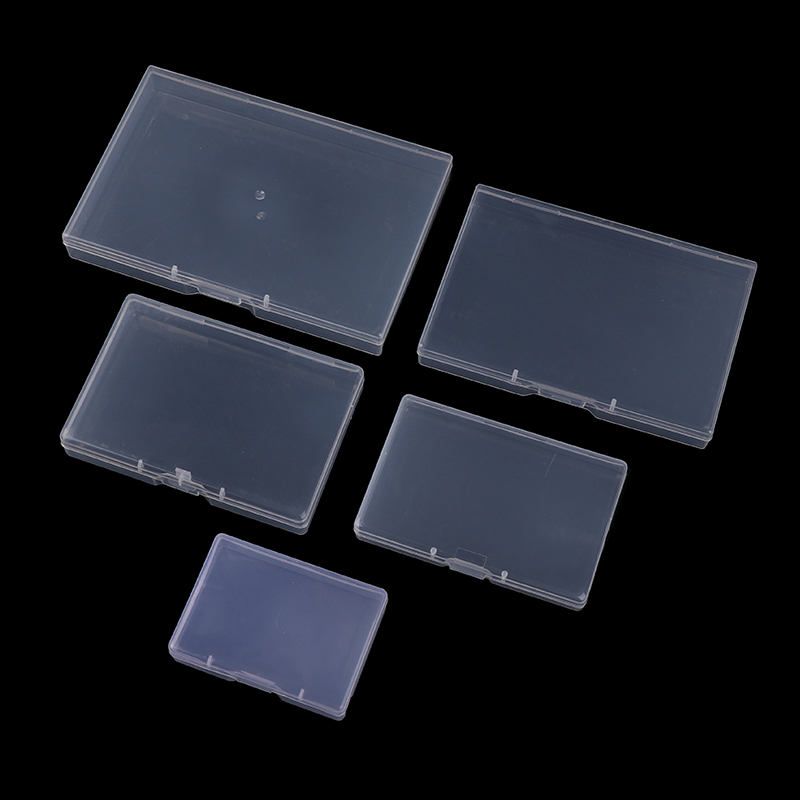 Jewelry Making Organizer Box - Transparent Plastic Box Rectangular Translucent Packing