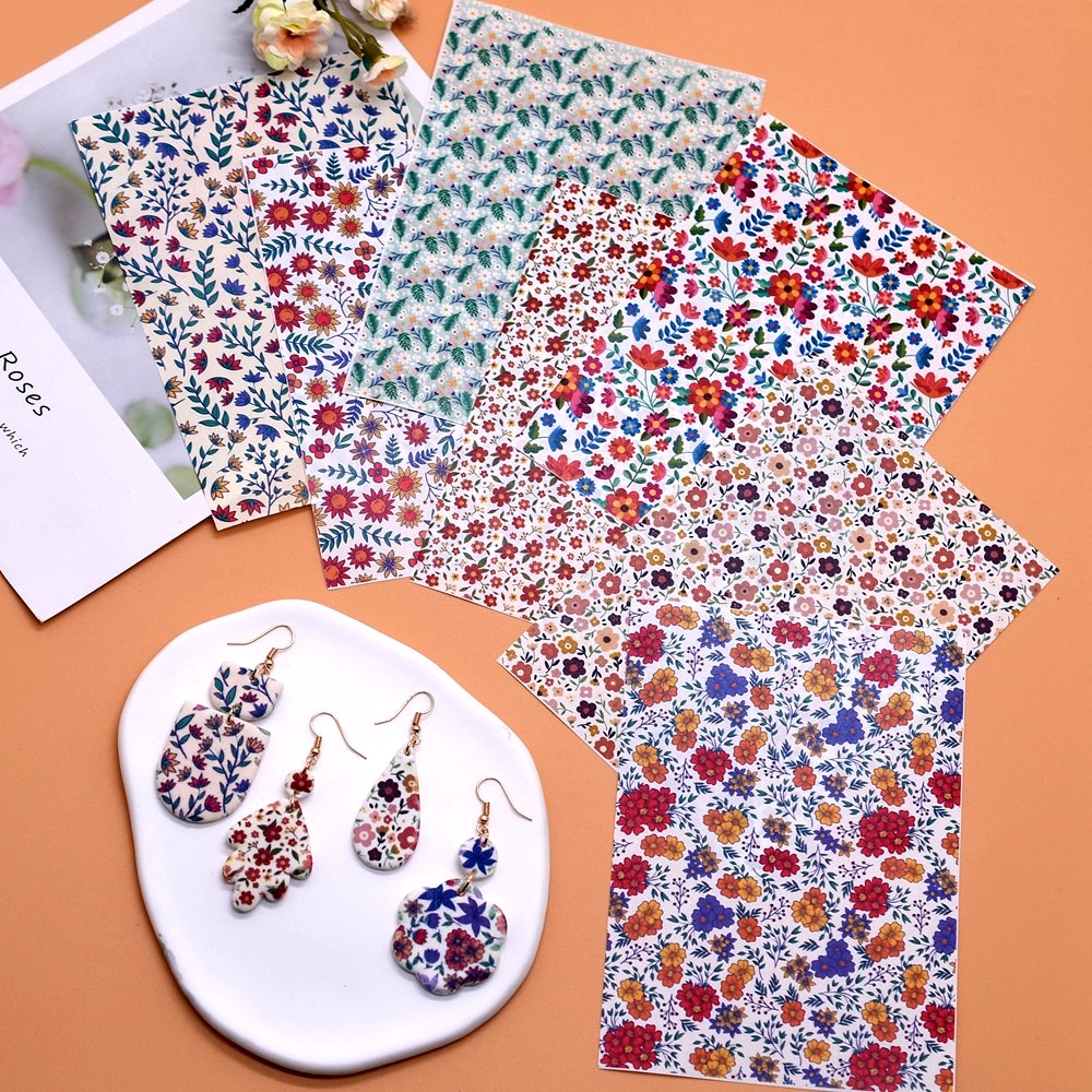 Jewelry Making Techniques - SNASAN DIY Sumptuous Flower Watercolor Transfer