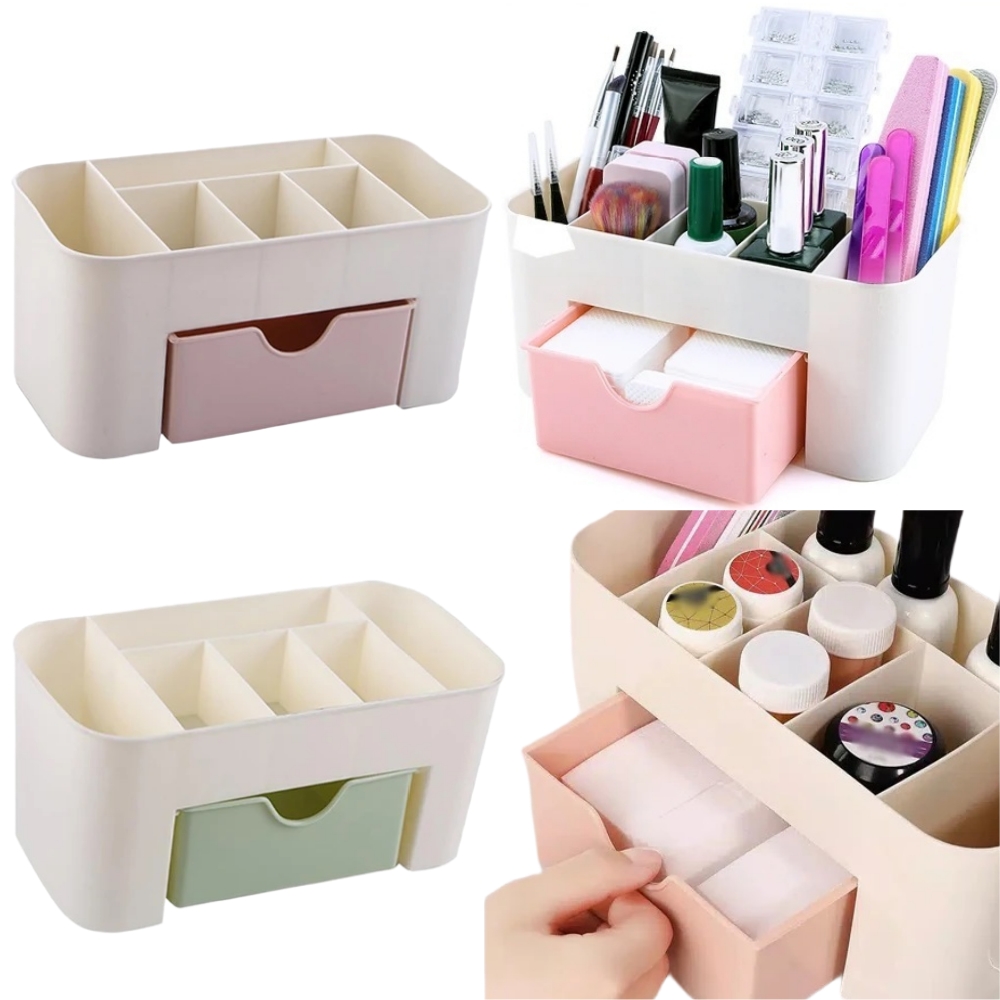 Jewelry Making Organizer Box - Nail Art Organizer Desktop Drawer Cosmetic