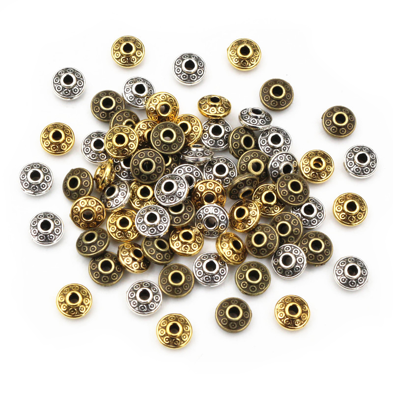 Eyepin Ball End - 100pcs 6x6x3.5mm Bronze Antique Gold Silver