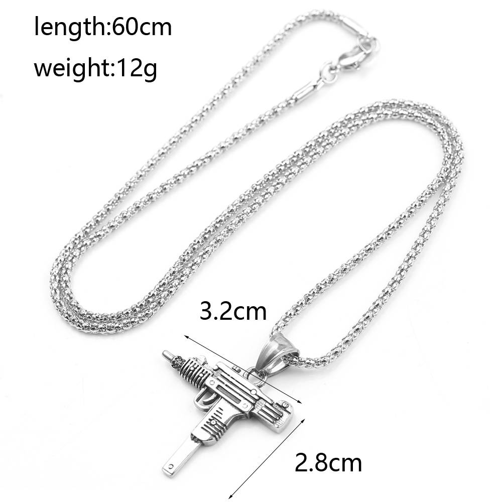 Punk Uzi Pistol Machine Gun Ne - Jewelry Making Workshops 评论和价格