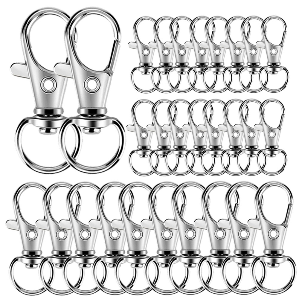 25-200Pcs Metal Swivel Snap Ho - Jewelry Making Chain 评论和价格