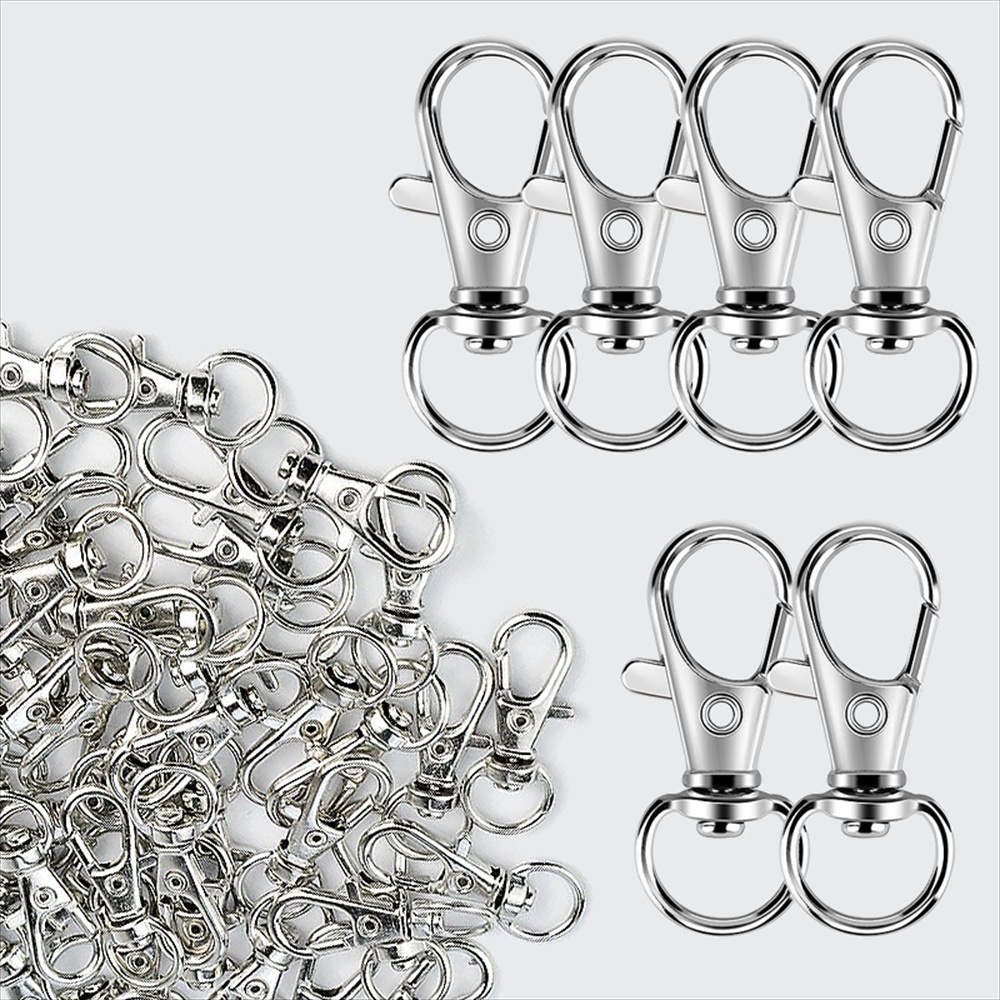 25-200Pcs Metal Swivel Snap Ho - Jewelry Making Chain 评论和价格