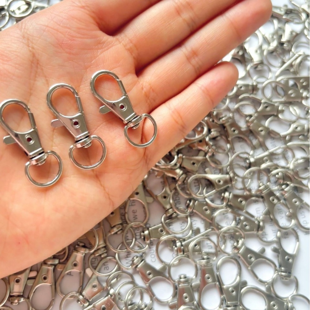 25-200Pcs Metal Swivel Snap Ho - Jewelry Making Chain 评论和价格