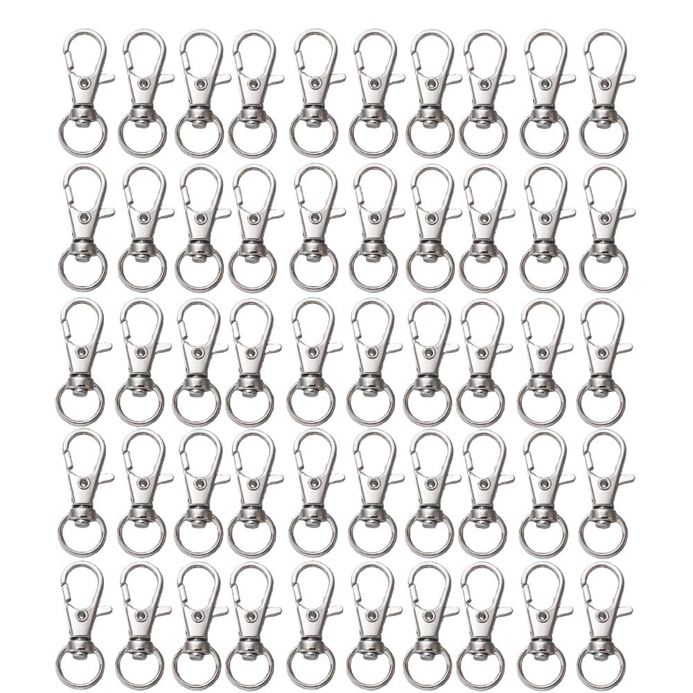 25-200Pcs Metal Swivel Snap Ho - Jewelry Making Chain 评论和价格