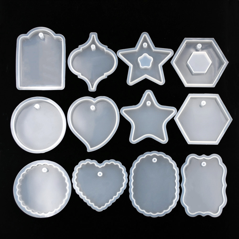 1PC Tag Silicone Mold Resin Si - Jewelry Making Techniques 评论和价格