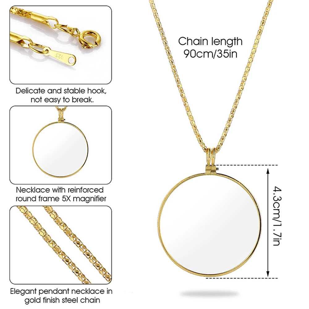 Necklace Magnifier Portable Mo - Jewelry Making Magazines 评论和价格