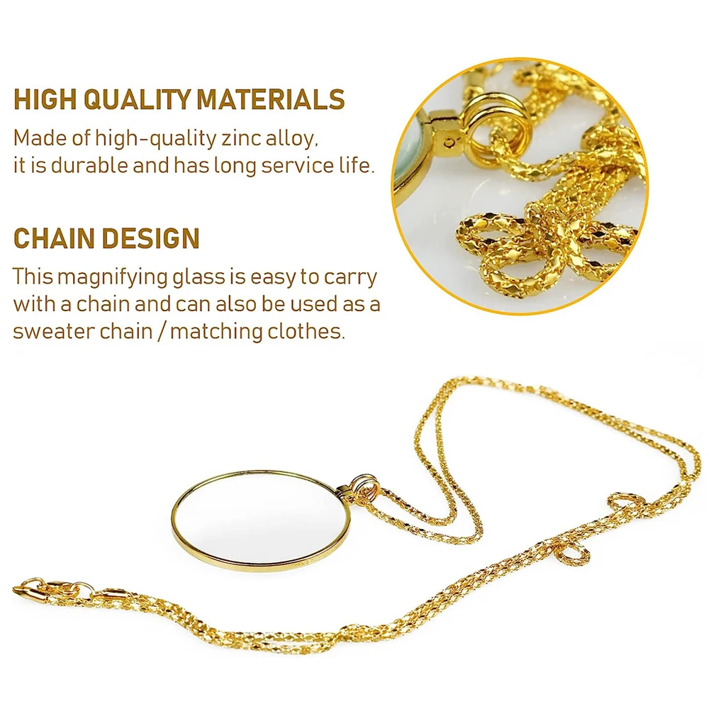 Necklace Magnifier Portable Mo - Jewelry Making Magazines 评论和价格