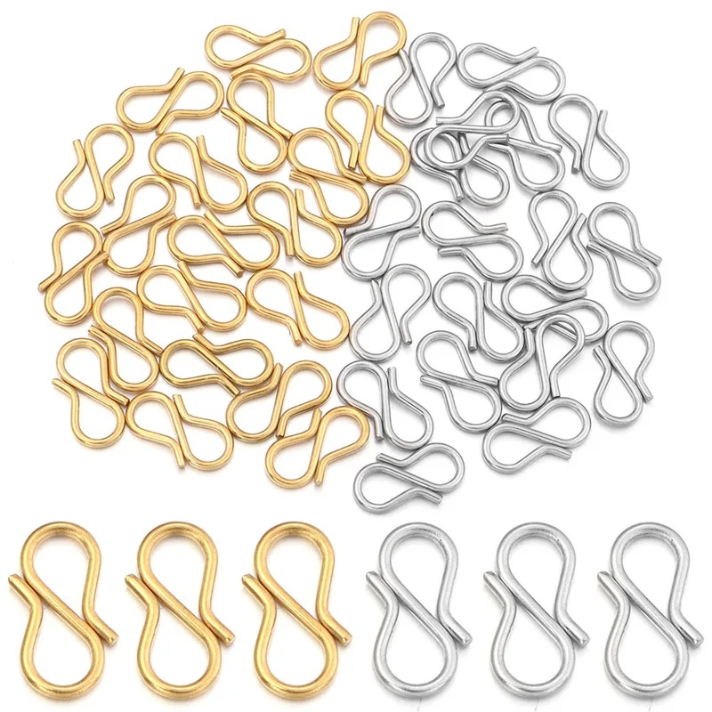 30pcs Stainless Steel S Shape  - Jewelry Making Chain 评论和价格