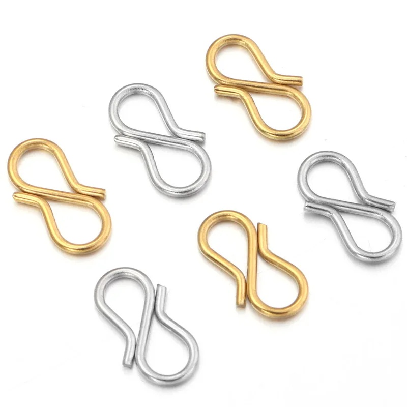 30pcs Stainless Steel S Shape  - Jewelry Making Chain 评论和价格