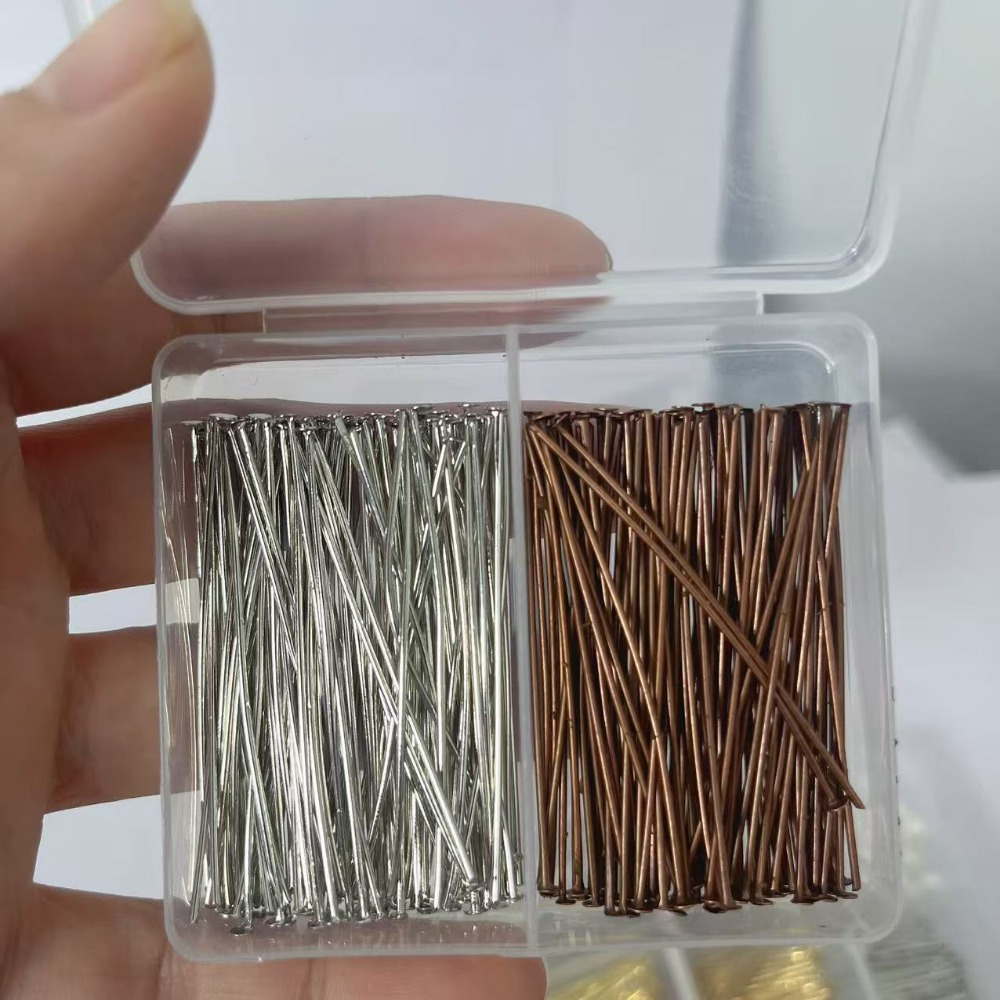 200pcs 30/40/50mm Iron-headed  - Jewelry Making Organizer Box 评论和价格
