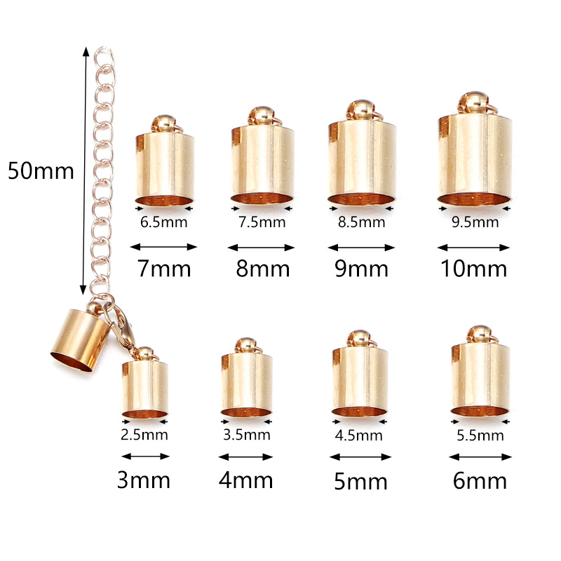 10Sets Leather Cord End Caps W - Jewelry Making Chain 评论和价格