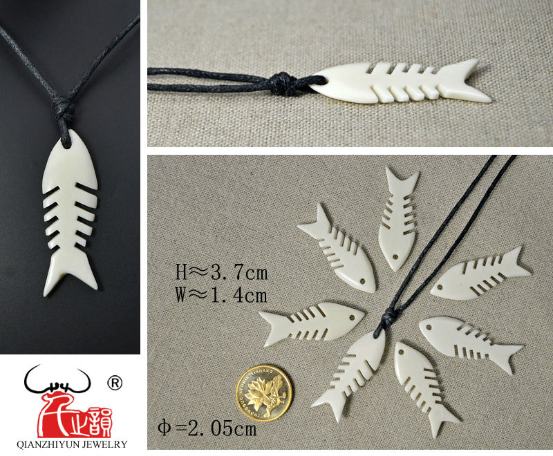 3PCS Handmade Carved Yak Bone  - Jewelry Making New Zealand 评论和价格