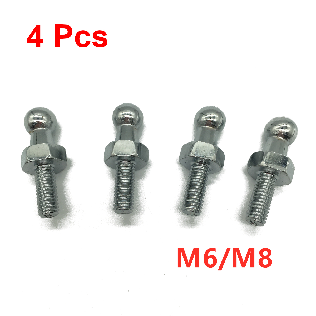 4Pcs 10mm M8/M6 Universal Car  - Eyepin Ball End 评论和价格