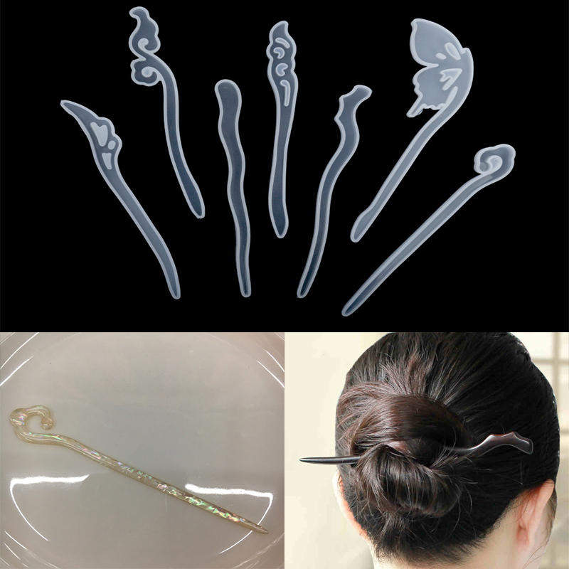 1Pcs Hairpin Hair Stick Silico - Jewelry Making Techniques 评论和价格