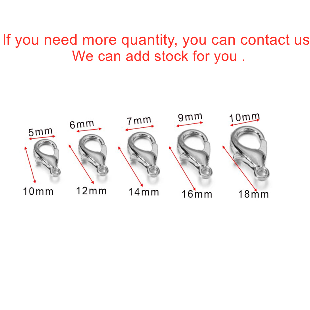 10pcs Multiple Size Lobster Cl - Jewelry Making Chain 评论和价格