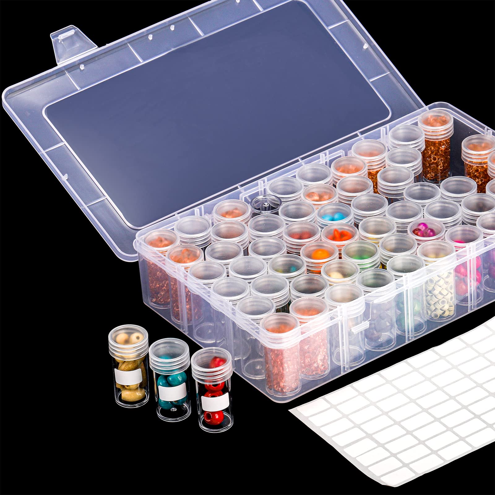 1pc 24/30//38/60 Slots Plastic - Jewelry Making Organizer Box 评论和价格