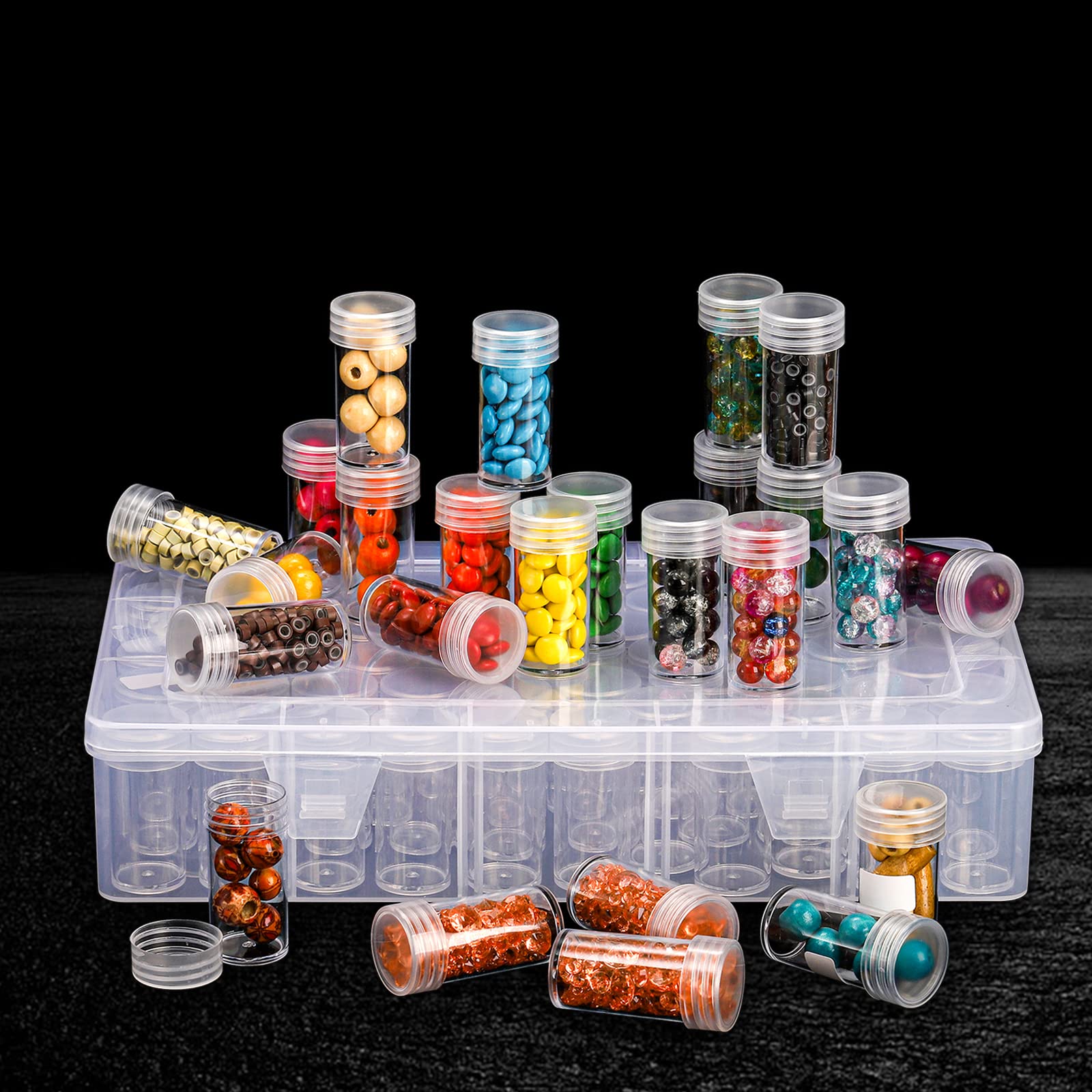 1pc 24/30//38/60 Slots Plastic - Jewelry Making Organizer Box 评论和价格