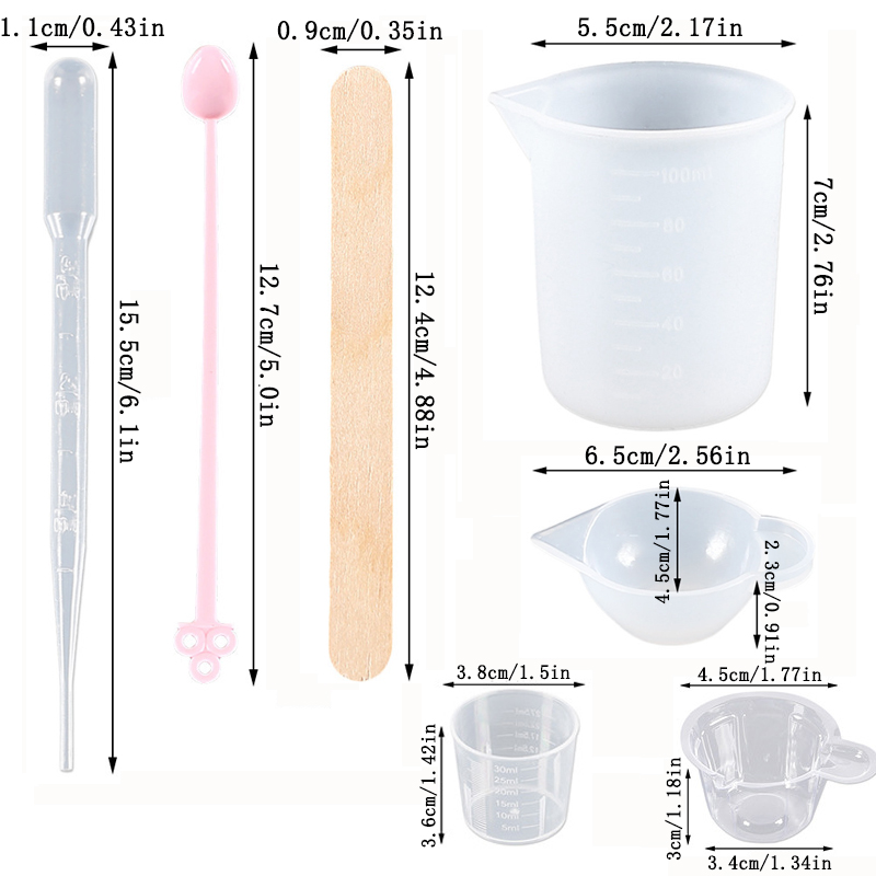 Epoxy Resin Tools Kit Silicone - Jewelry Making Techniques 评论和价格