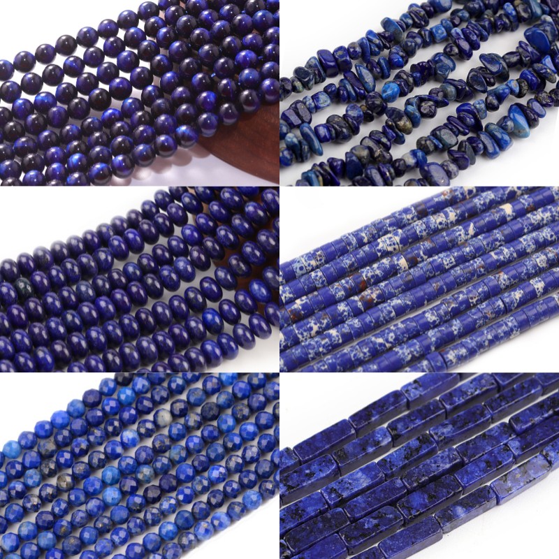 DC Lapis Lazuli Beads Natural  - Jewelry Making Dc 评论和价格