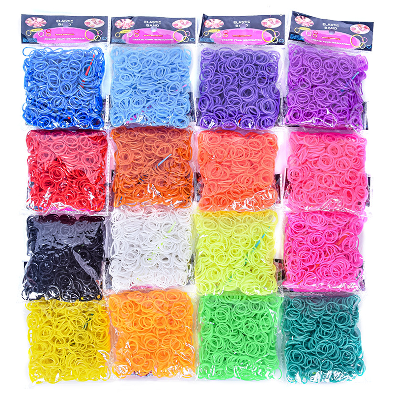 600 pieces Colorful Rubber Ban - Jewelry Making Tutorials 评论和价格
