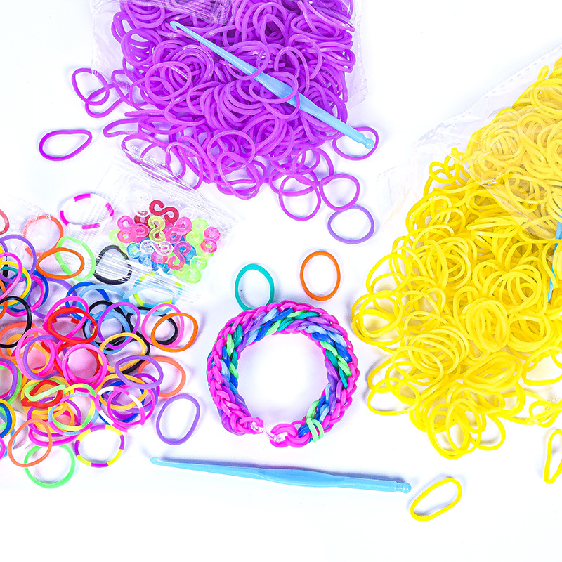 600 pieces Colorful Rubber Ban - Jewelry Making Tutorials 评论和价格