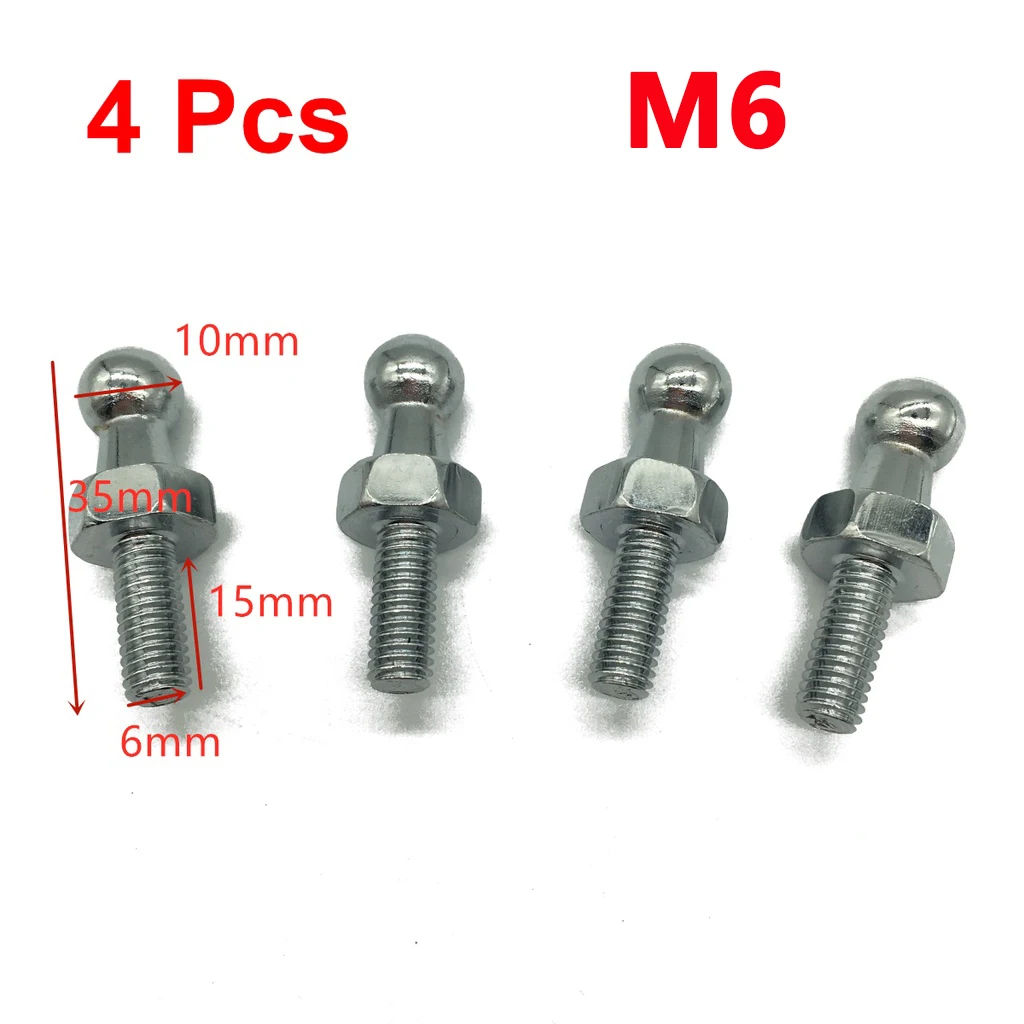 4Pcs M8/M6 Universal 10mm Rear - Eyepin Ball End 评论和价格