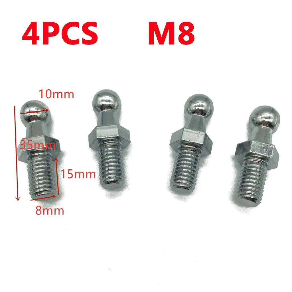 4Pcs M8/M6 Universal 10mm Rear - Eyepin Ball End 评论和价格