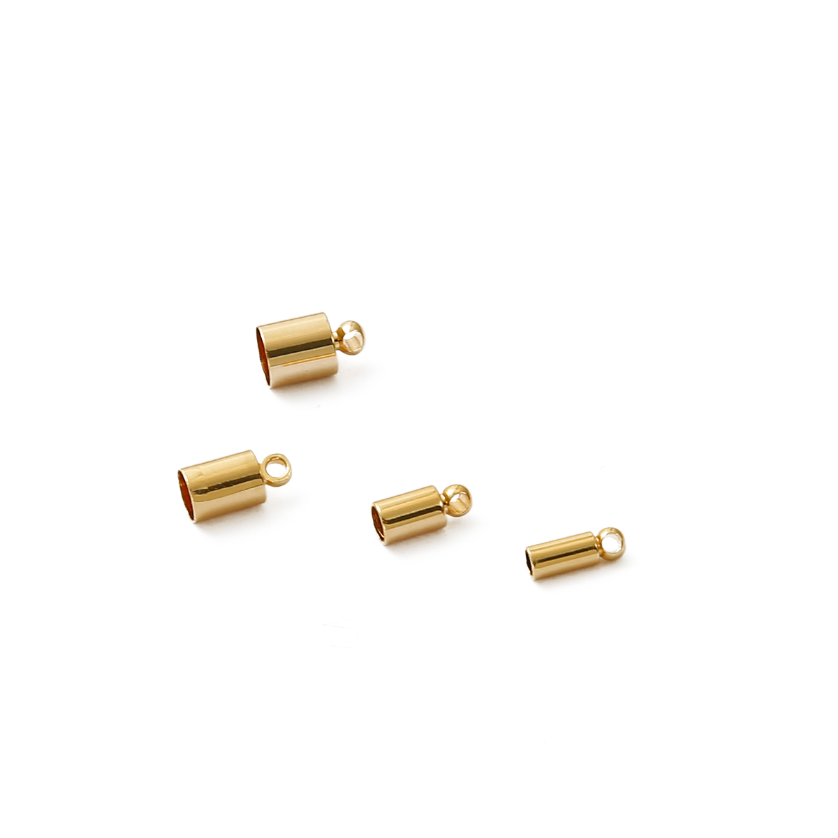 18K Gold Plated 4Pcs Copper Ca - Eyepin Ball End 评论和价格