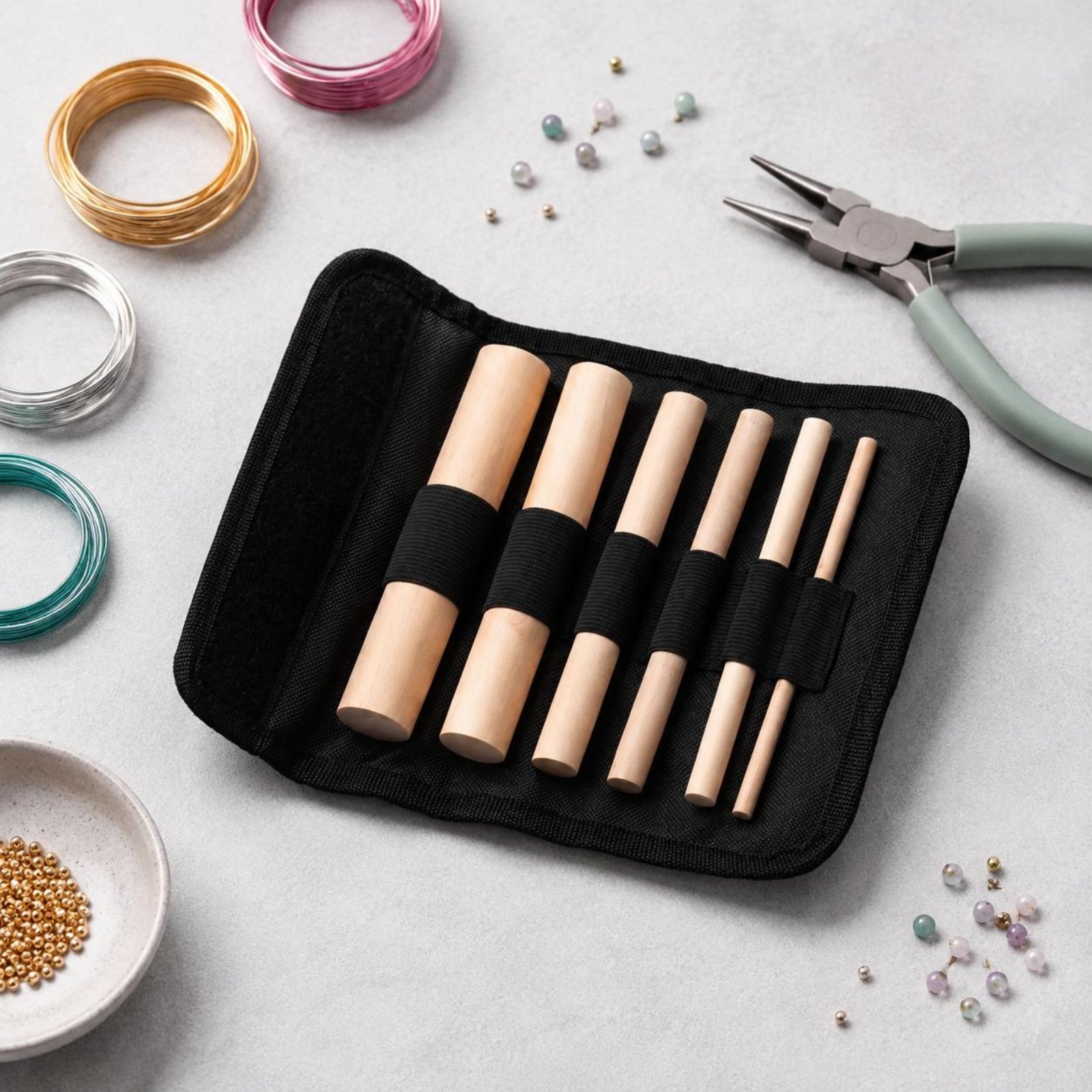 6 Pieces Wire Wrapping Mandrel - Jewelry Making Workshops 评论和价格