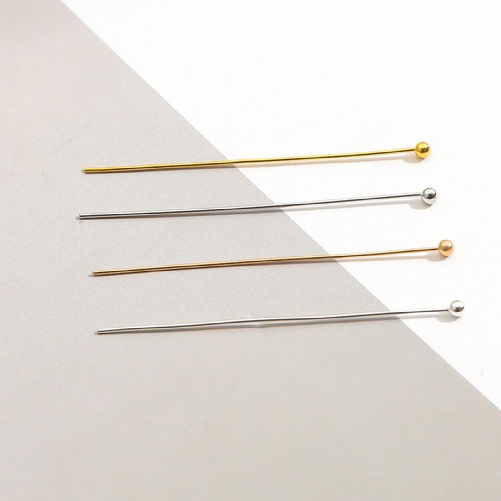 200 Metal End Head Findings fo - Eyepin Ball End 评论和价格