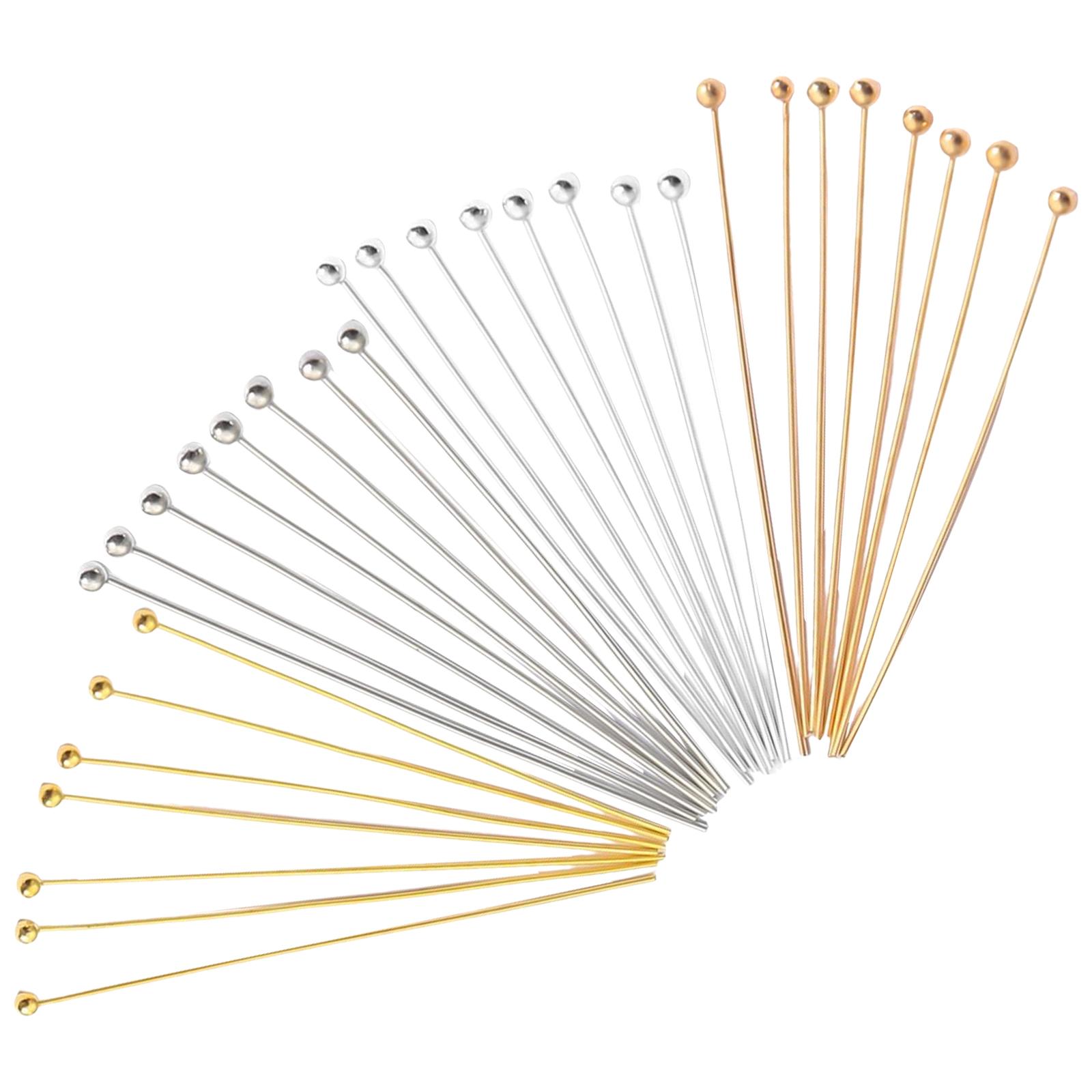 200 Metal End Head Findings fo - Eyepin Ball End 评论和价格