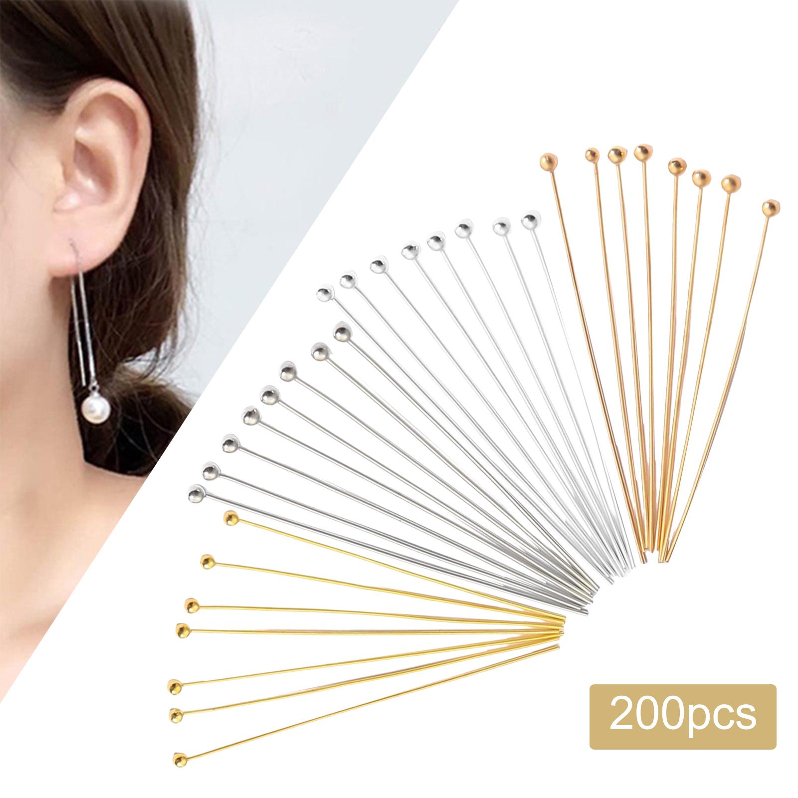 200 Metal End Head Findings fo - Eyepin Ball End 评论和价格