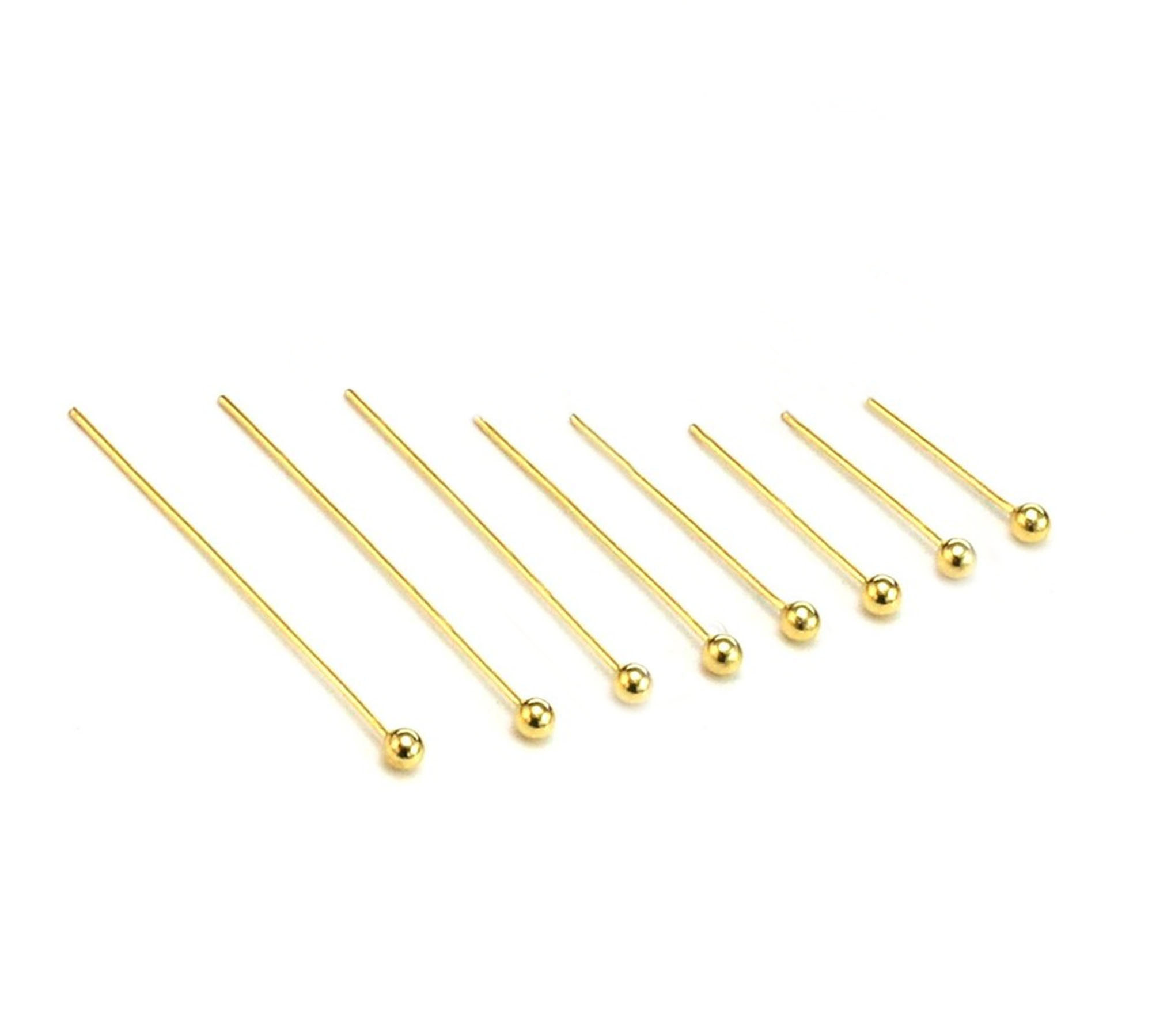 100pcs Ball Head Pin, Brass Ey - Eyepin Ball End 评论和价格