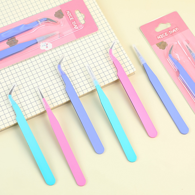 6pcs Tweezers Set - Angle and  - Jewelry Making Techniques 评论和价格