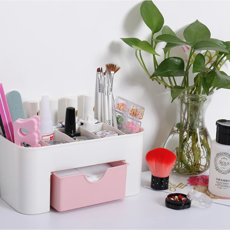 Nail Art Organizer Desktop Dra - Jewelry Making Organizer Box 评论和价格