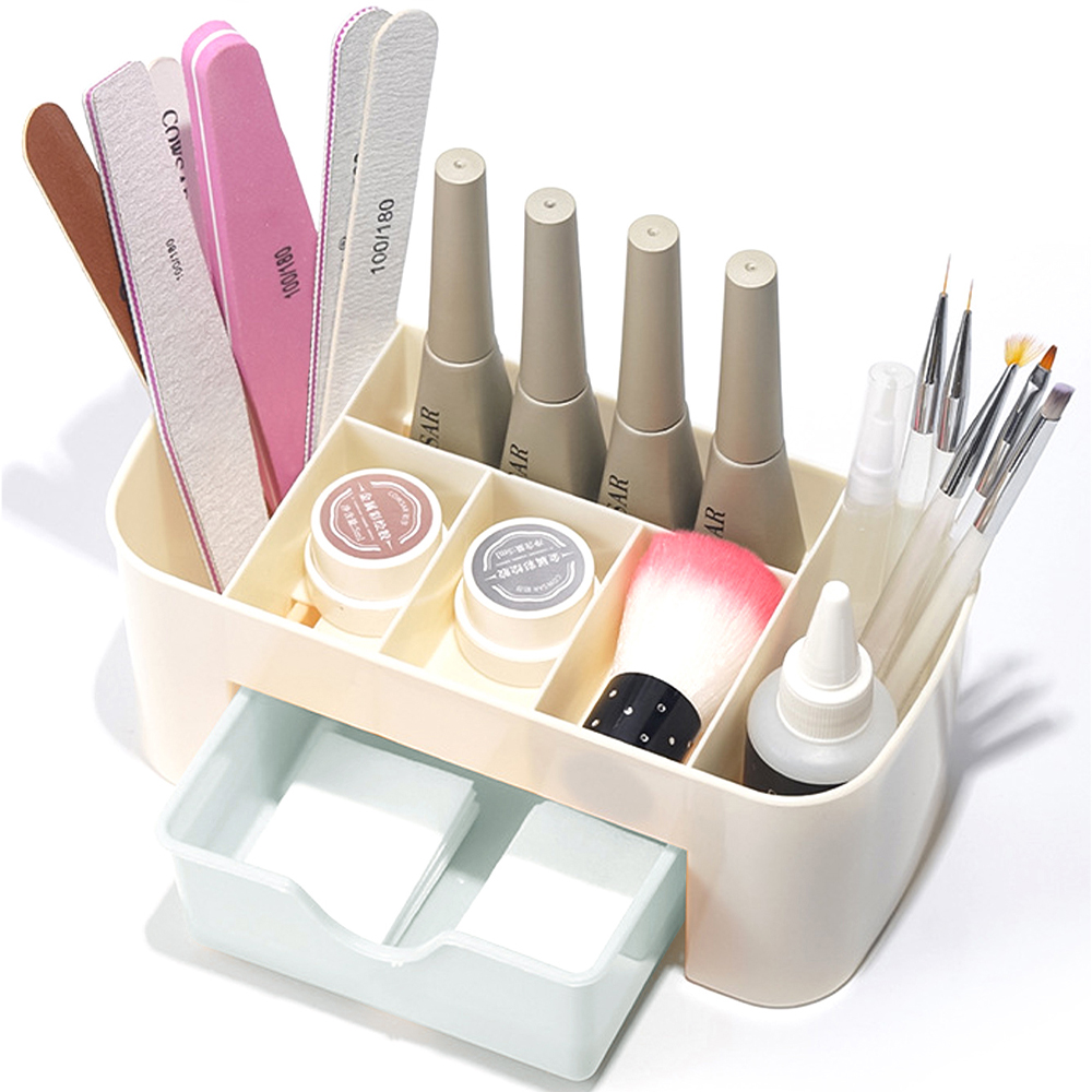 Nail Art Organizer Desktop Dra - Jewelry Making Organizer Box 评论和价格