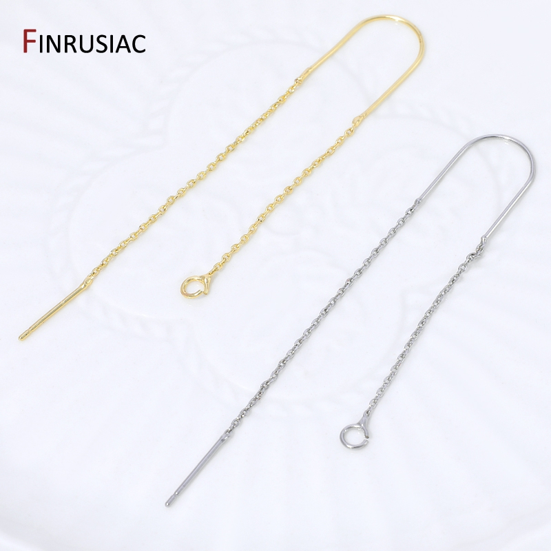 18K Gold Plated Brass Long Tas - Jewelry Making Chain 评论和价格