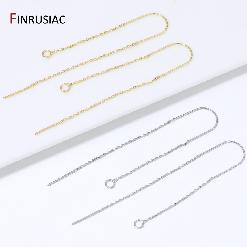 18K Gold Plated Brass Long Tas - Jewelry Making Chain 评论和价格