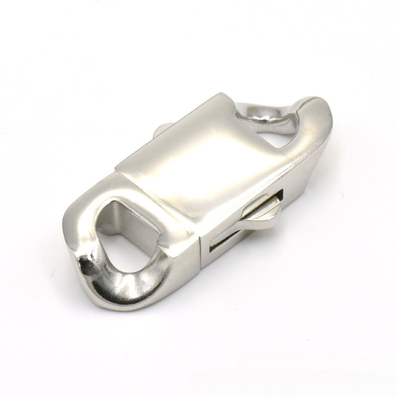 Stainless Steel Spring Clasp L - Jewelry Making Chain 评论和价格