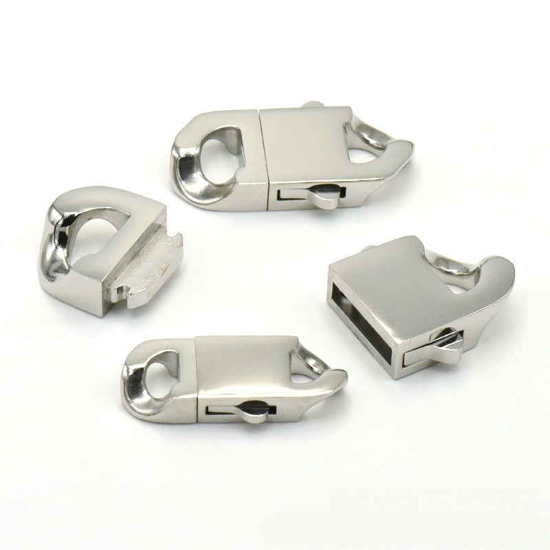 Stainless Steel Spring Clasp L - Jewelry Making Chain 评论和价格